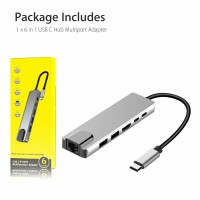USB C Hub – 8 in 1 Type C Adapter Compatible for USB C Devices