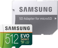 Samsung Evo Select 512Gb microSDXC