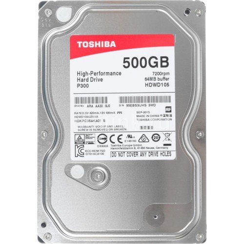 HDD Toshiba 500Gb 3.5"