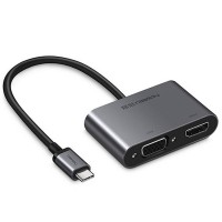 Ugreen 50505 - USB-C to HDMI+VGA + USB 3.0 Converter